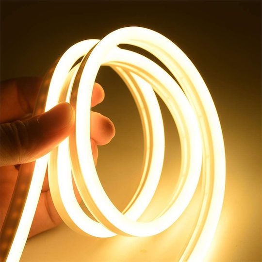 Αδιάβροχη Ταινία LED Θερμό Λευκό Φως 100m Τύπου COB