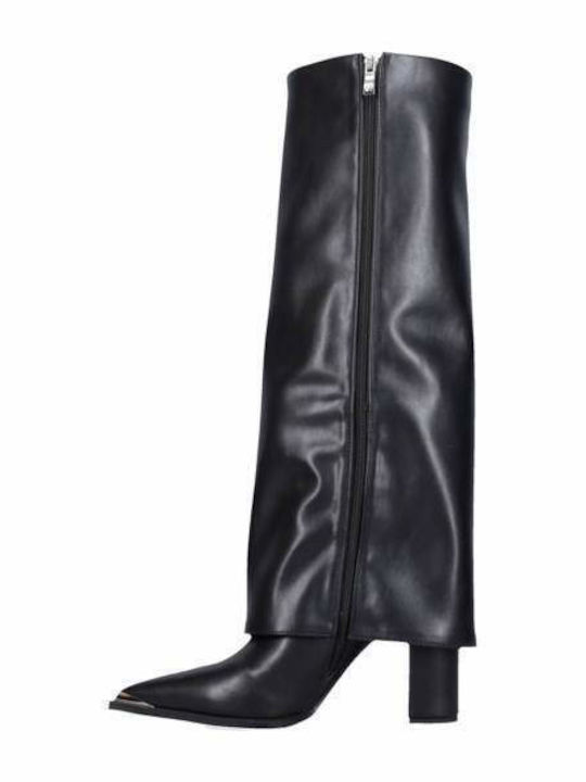 Damenstiefel mit hohem Absatz Schwarz