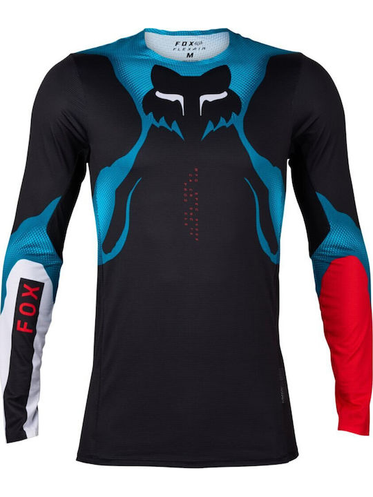 Fox Flexair Tricou Pentru Bărbați Motocross Mânecă Lungă Culoare Neagră Fox Flexair Tricou Pentru Bărbați Motocross Mânecă Lungă Culoare Neagră