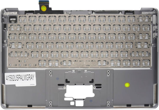 Tastatură Laptop Keyboard Palmrest Apple MacBook Air 13" M3 A3113 Early 2024 Emc 8611 661-40229 661-40228 661-40227 661-40229 661-40230 US Gri Κωδ.41592uspalmgray