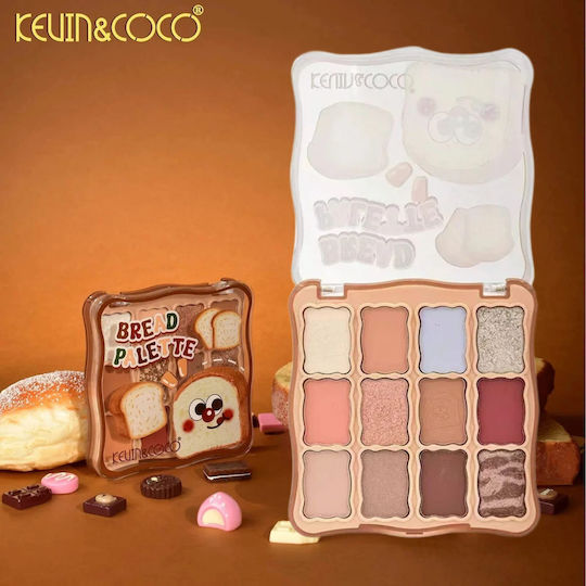 Kevin&Coco Παλέτα με Σκιές Ματιών Matte σε Στερεή Μορφή Soft Nude 82.7gr
