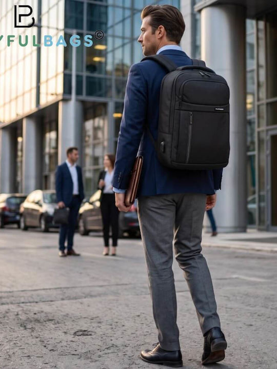 Playful Bags Backpack Αδιάβροχο 23lt Μαύρο