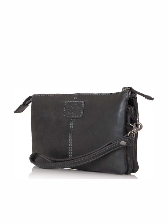 Leather Men's Handbag Black
