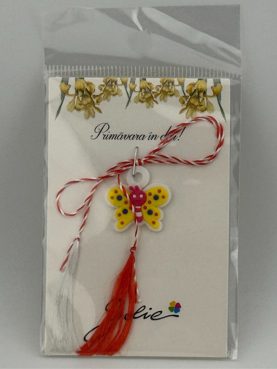 Children's Martisor Jolie Rubber Material Cardboard Packaging Design Multicolor Butterfly Model