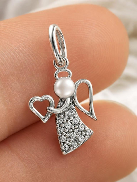 Charm Αγγελάκι από Ασήμι