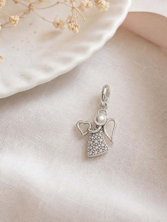 Charm Αγγελάκι από Ασήμι
