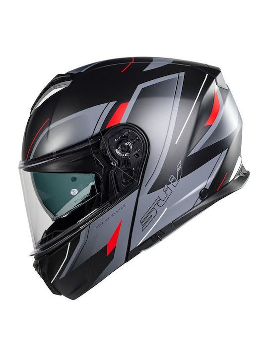 SUV Mille Cască Moto Flip-Up ECE 22.06 1650gr cu Sunvisor