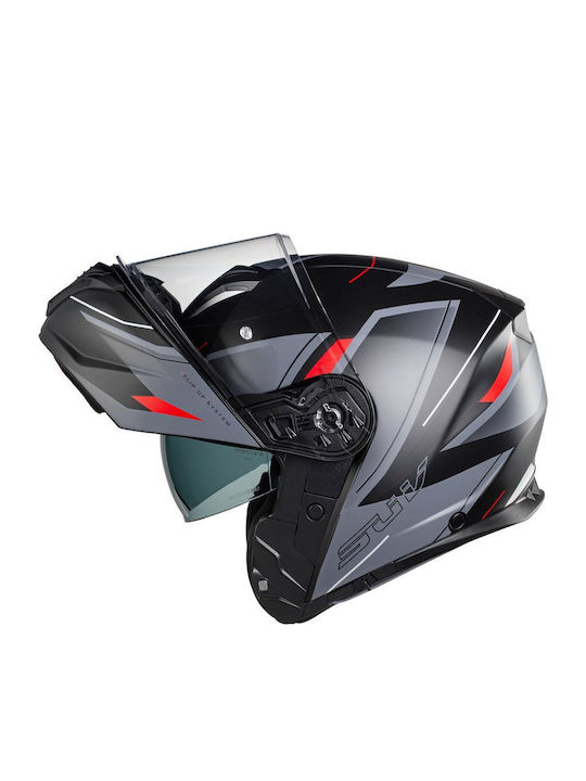 SUV Mille Cască Moto Flip-Up ECE 22.06 1650gr cu Sunvisor