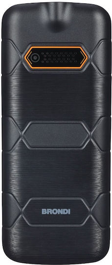 Iron X Dual SIM Mobile Phone with Buttons Black