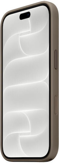Apple TechWoven Handyhülle mit Magsafe Rückseiten Umschlag Silikon Taupe (iPhone 18 Pro)