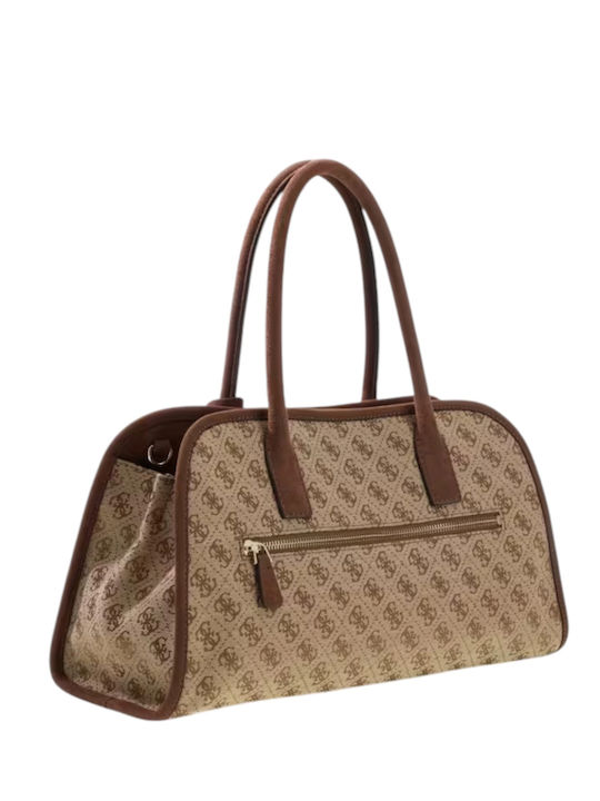 Samantha Knitted Women's Tote Bag Brown