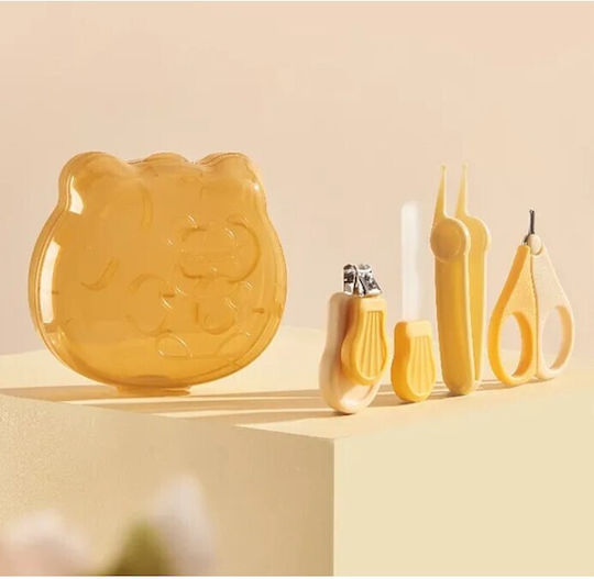 Baby Badezubehör Nagelpflege-Set für Babys Gelbe 4 Stück