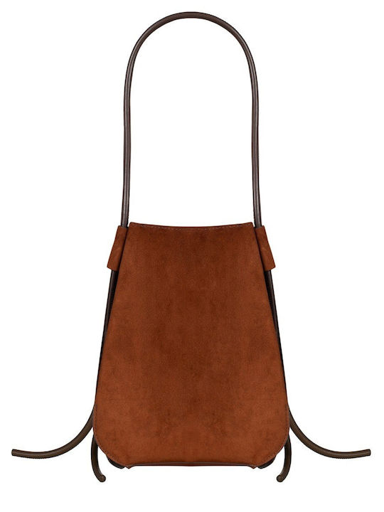 Damentasche Tote Wildleder Braun 8T030-33-Braun