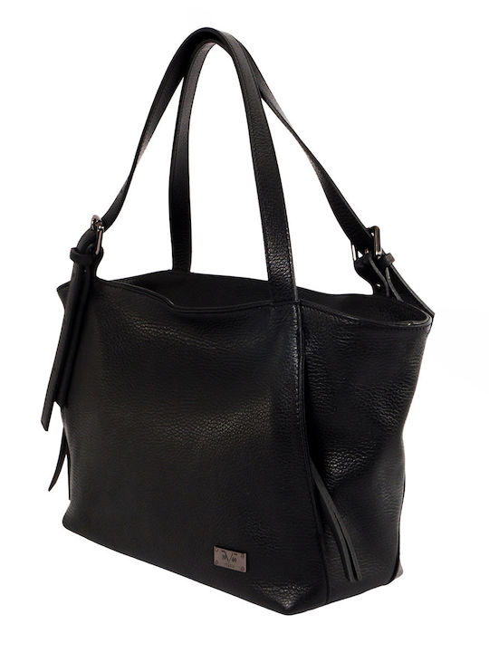 Women's Black Shoulder Bag
