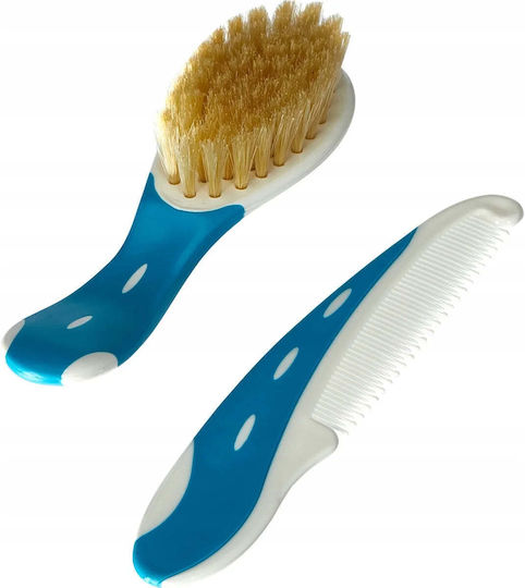 Nuk Babybürste & Kamm Blau 2Stück