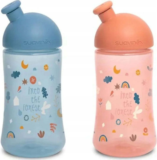Suavinex Forest Cana de antrenament pentru bebeluși Plastic Roz pentru 12m+m+ 360ml