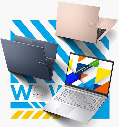 Asus Vivobook 15 X1504MA-BQ759W 15.6" Vollständige HD (Kern 5-315/8GB/512GB SSD/Windows 11 Startseite) Kühles Silber (Internationales Englisch Tastatursprache)