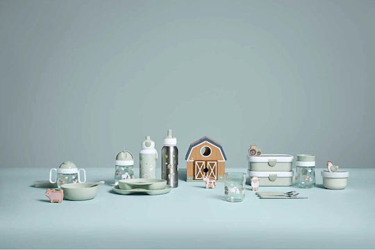 Little Dutch Little Farm Baby- und Kinder-Essgeschirr Kunststoff Set 3 Stück