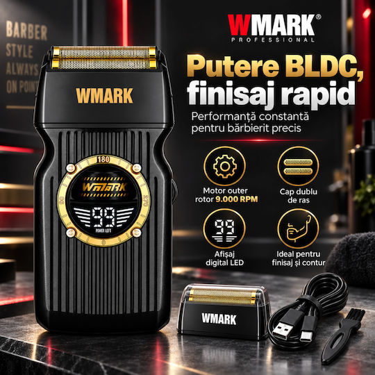 WMARK BIRAI1240 Vintage Elektrische Rasierer Körper Wiederaufladbar