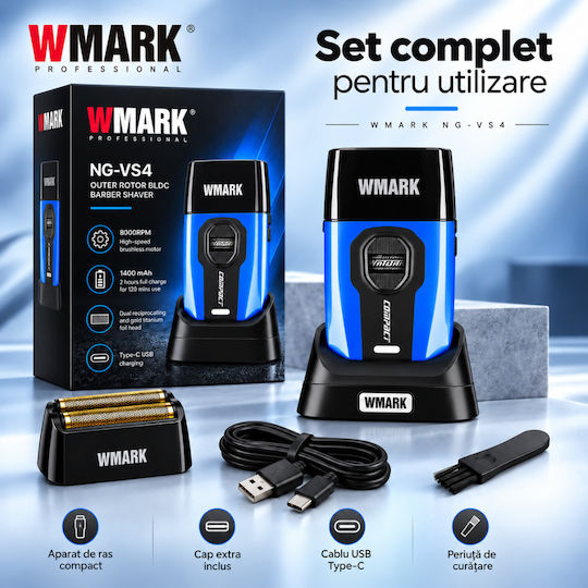 WMARK BIRAI1242 Aparat de Ras Foil pentru Corp Reîncărcabil