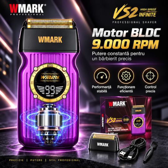 WMARK BIRAI1238 Фолиева Самобръсначка За Тяло Акумулаторна