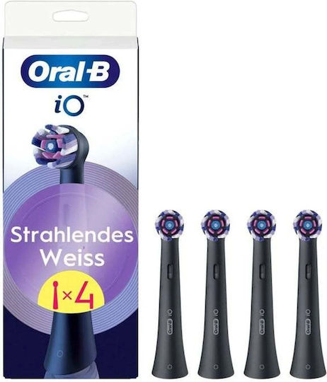 Capete de Înlocuire pentru Periuță de Dinți Electrică Oral-b Io Radiant Black 4 Bucăți