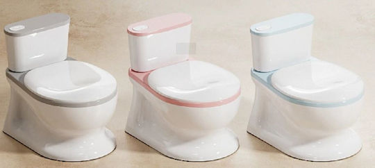 Little Mom Pottie Toilet with Lid Blue