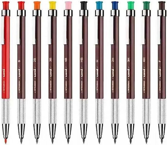 Uni Mitsubishi Clutch Pencil 2mm Mh-500 Mh500 Nibs 2h