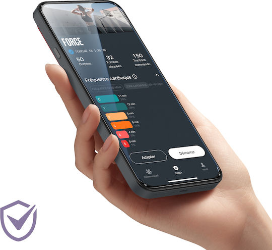 Avizar Nichts Phone 4b Vollflächig gehärtetes Glas Displayschutzfolie Schwarz Transparent