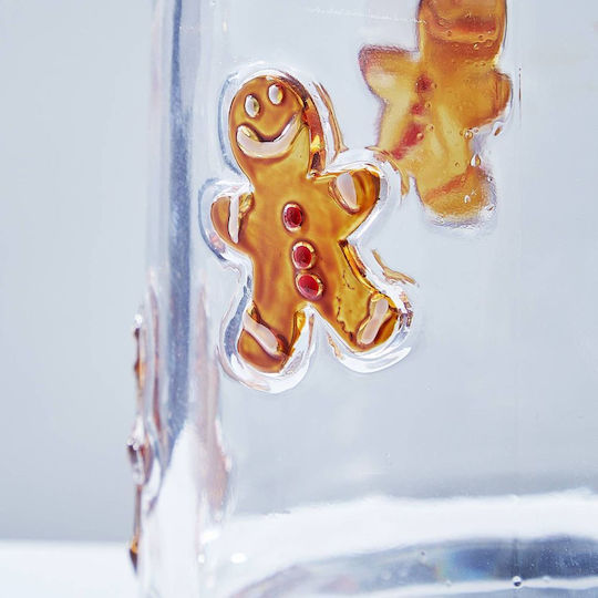 Butlers Weihnachtskerzen Glas Transparent Kerzenleuchter 10cm