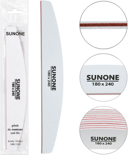 Sunone Nagelfeile Boot Weiß 180/240 1 Stück