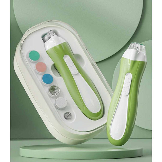 Pilă electrică pentru bebeluși verde