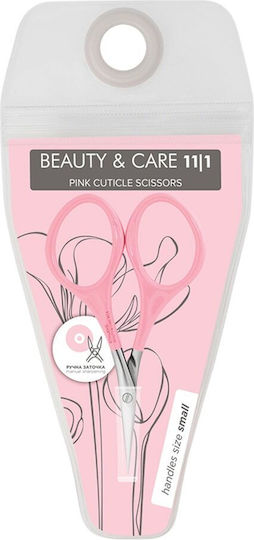 Staleks Nail Scissors 11 Type 1 Stainless Cuticles Pink 1 Piece