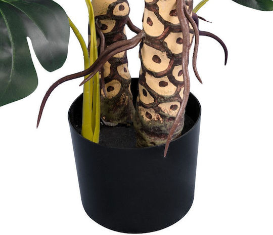 Künstliche Monstera 140cm Globostar 20004 Braune Grüne