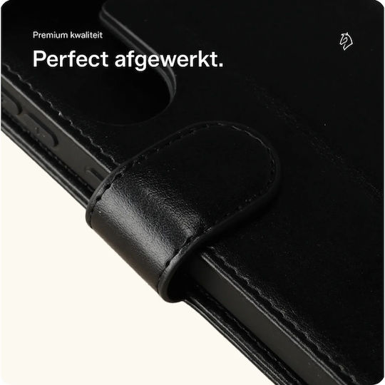 Калъф Samsung Galaxy S26 FE Rosso Element 2 In 1 PU Портмоне Черен 8719246608803