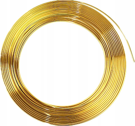Bandă Aurie Gold 50mm Crom Autocolant Decorativ Pentru Ornamente