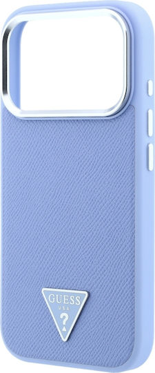 Guess Geanta Triangle Logo Magsafe Husă Apple iPhone 18 Pro Max 17 Albastră
