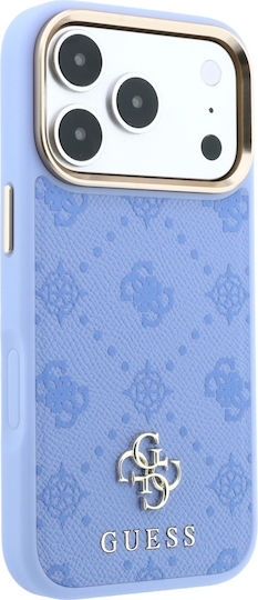 Guess Peony 4g Kleine Logo Magsafe Handyhülle Für iPhone 18 Pro Max 17 Pro Max Hellblau
