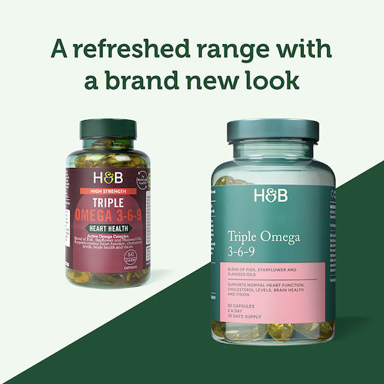 Holland & Barrett Omega 3-6-9 60 Kapseln