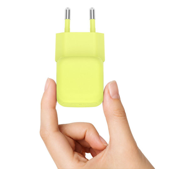 Belkin USB-C Port Charger with USB-C - USB-C Cable 30W Power Delivery Green (BoostCharge)