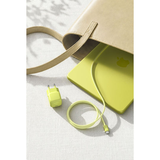 Belkin USB-C Port Charger with USB-C - USB-C Cable 30W Power Delivery Green (BoostCharge)