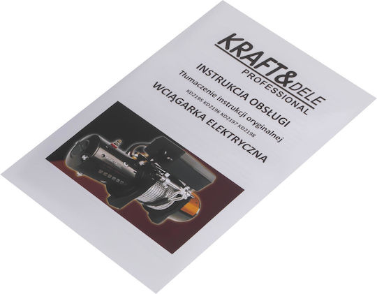 Electric Car Winch 1500w 3000lbs Kd2195