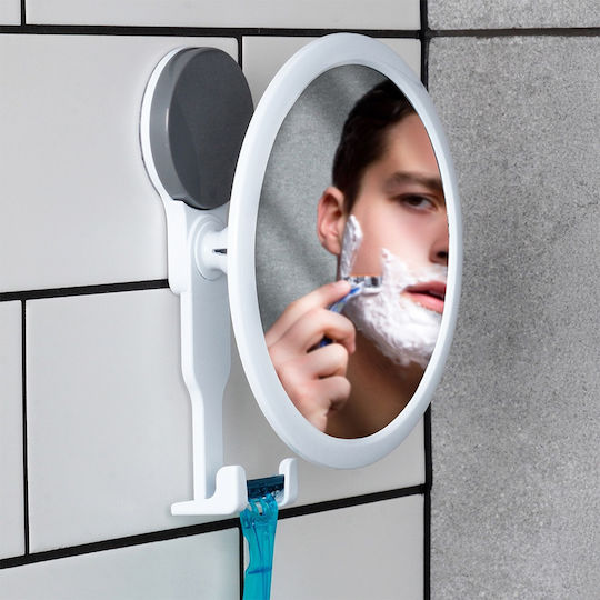 Orion Makeup Wall Mirror 17x17cm White