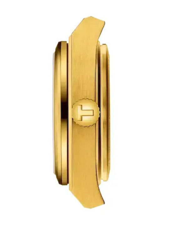 Tissot Prx Дамски Часовник 25mm Кварцов с Металик Гривна Gold