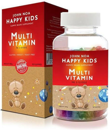 Amhes John Noa Happy Kids Omega 3/6/9 Fischöl Ungesüßt 90 Gummis