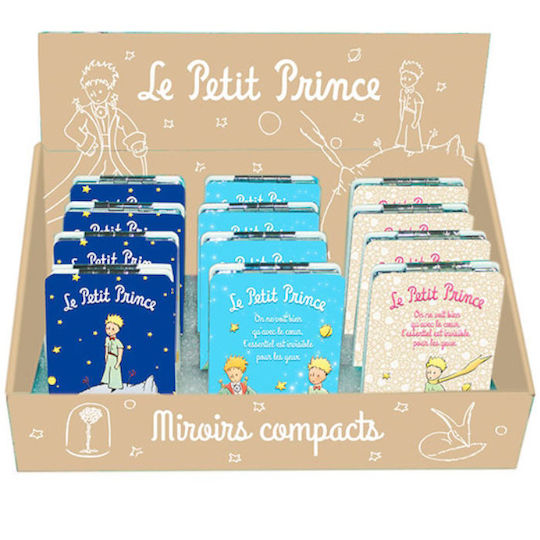 Enesco Schminkspiegel Hand 6x6cm Blau