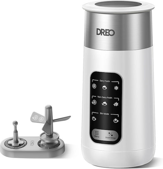 Dreo Aparat pentru Spumă de Lapte Caldă și Rece cu Acoperire Antiaderentă 270 ml