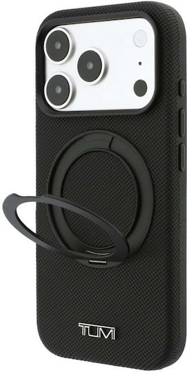 Tumi Ballistic Husă Ring Stand Magsafe iPhone 18 Pro 17 Pro Neagră