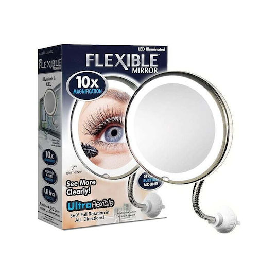 Wall-Mounted Makeup Mirror with Light