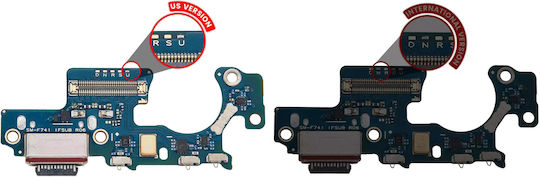 Ladestellenplatine Samsung Galaxy Z Flip 6 F741u US-Version Premium
